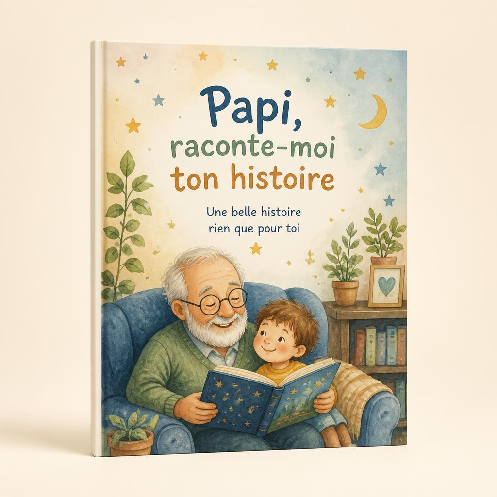 Livre illustré pour enfants inspiré d'une histoire familiale